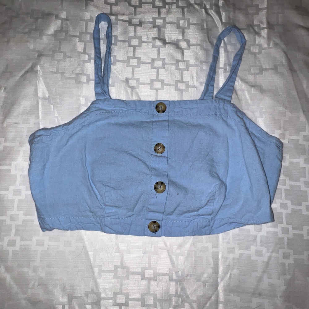 Light Blue Tube Top